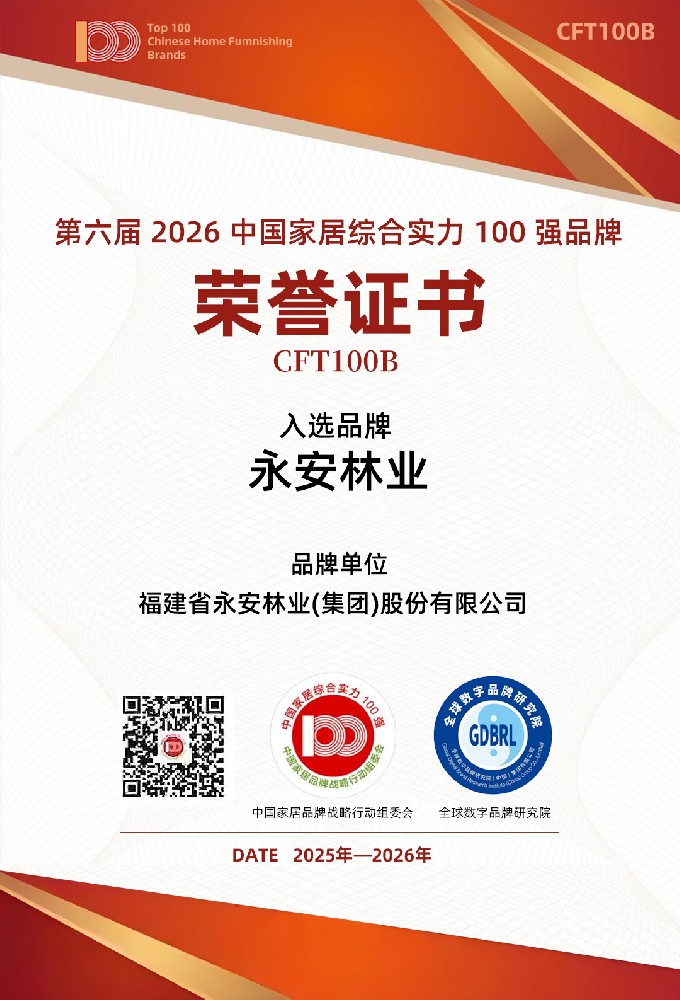 2026中国家居综合实力100强品牌